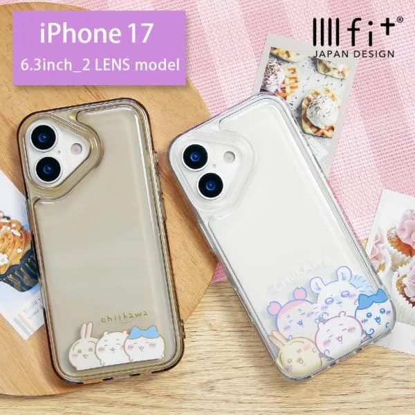 iPhone17 ケース ちいかわ IIIIfit Clear クリアケース 透明 iPhone17 アイフォン17 カバー ck-90