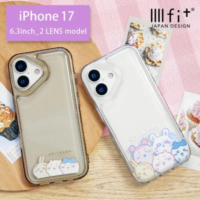 iPhone17 ケース ちいかわ IIIIfit Clear クリアケース 透明 iPhone17 アイフォン17 カバー ck-90