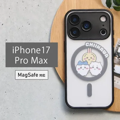 iPhone17 Pro Max ケースちいかわ MagSafe対応 IIIIfit プランプフレーム クリア ハイブリッド アイフォン グッズ iPhone17promax ck-99a