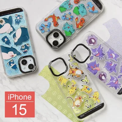 iPhone15 iPhone14 iPhone13 ケース ポケットモンスター ポケモン Camera Frame スマホケース クリア インナーシート付き pke-16
