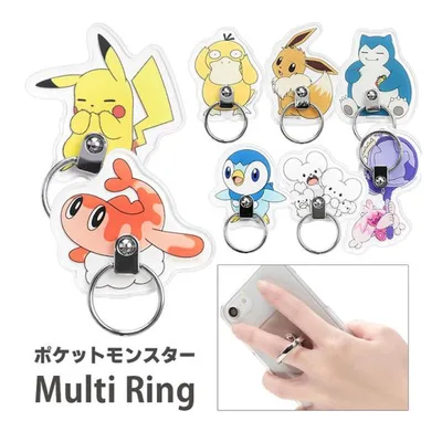 スマホリング ポケットモンスター ポケモン 落下防止 スマホアクセサリー スマホホルダー キャラクター リングスタンド