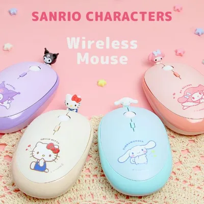 ワイヤレスマウス Bluetooth サンリオ 光学式 無線 右利き 左利き ハローキティ マイメロディ クロミ シナモロール ang-558