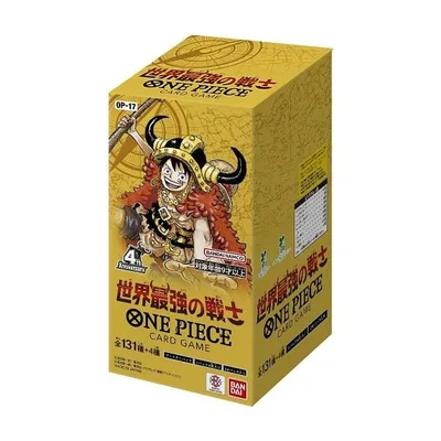 新品未開封プロモ2パック付属 ONE PIECEカードゲーム ブースターパック 世界最強の戦士【OP-17】 BOX