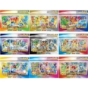 【9種セット】ポケモンカードゲーム MEGA 30th CELEBRATION カードセット