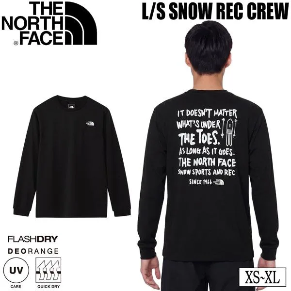 THE NORTH FACE L/S SNOW REC CREW ザ・ノースフェイス ロングスリーブ スノー レック クルー 長袖Tシャツ ロンT アウトドア カジュアル