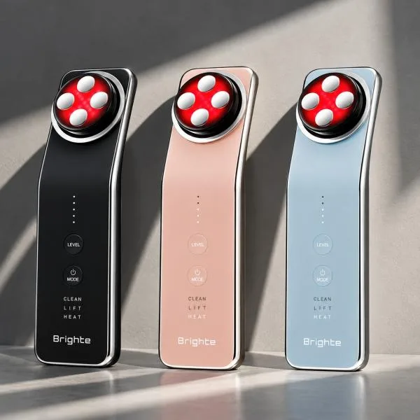 Brighte ブライト ELEKI LIFT エレキリフト 美顔器 EMS RF イオン導入 LED フェイスケア リフトケア 毛穴ケア クレンジング 温感ケア 表情筋 1台15役