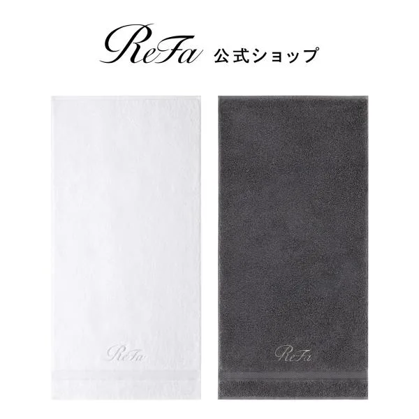 ●ReFa 公式 ミニバスタオル● リファミニバスタオル 小さめ ふんわり 摩擦レス バスタオル 高品質 コットン100% 肌に優しい 赤ちゃん 子供 敏感肌