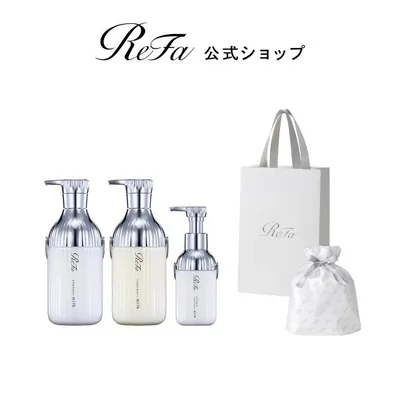 パサつきケア ●ギフトラッピングセット●リファミルクプロテインシャンプー & トリートメント & アウトバストリートメント セット シャンプー PWS