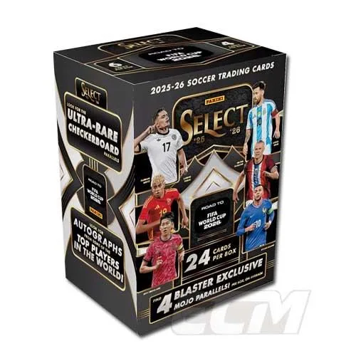BL【予約WUS01】 PANINI SELECT ROAD TO FIFA WORLD CUP 25-26 SOCCER ブラスター版 ボックス販売【サッカーカード/高級トレカ/パニーニ/トレカ/ワールドカップ/