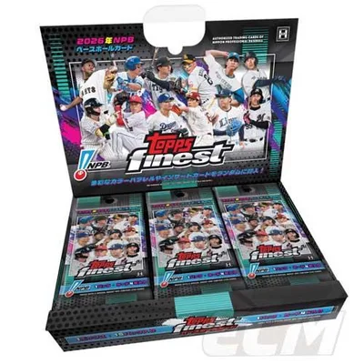 【予約TBB01】送料無料【プロ野球カード】TOPPS 2026 NPB FINEST ベースボールカード ボックス販売【プロ野球カード/ファイネスト/セリーグ/パリーグ/ベースボー
