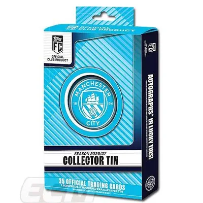 【予約TOP03】【国内未発売】Topps マンチェスターシティ 26-27 コレクター缶 カードセット【トレーディングカード/サッカー/Manchester City/プレミアリーグ/ハ