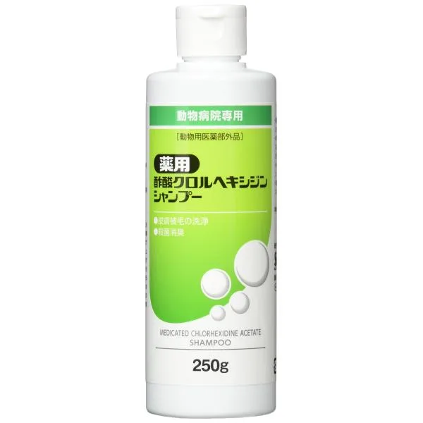 フジタ製薬 薬用 酢酸クロルヘキシジンシャンプー 250g その他 ホワイト 犬