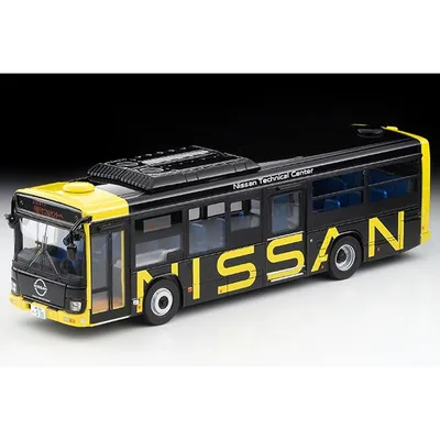 TOMYTEC トミーテックミニカー トミカリミテッドヴィンテージ NEO LV-N245e いすゞ エルガ 日産送迎バス(イカズチイエロー/黒)