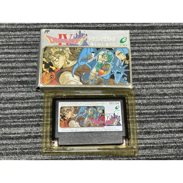 ファミコン カセット ソフト ドラゴンクエスト4 DRAGON QUEST IV 導かれし者たち 箱付き FC