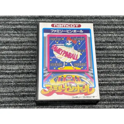 ファミコン カセット ソフト ファミリー ピンボール 箱 付き FC