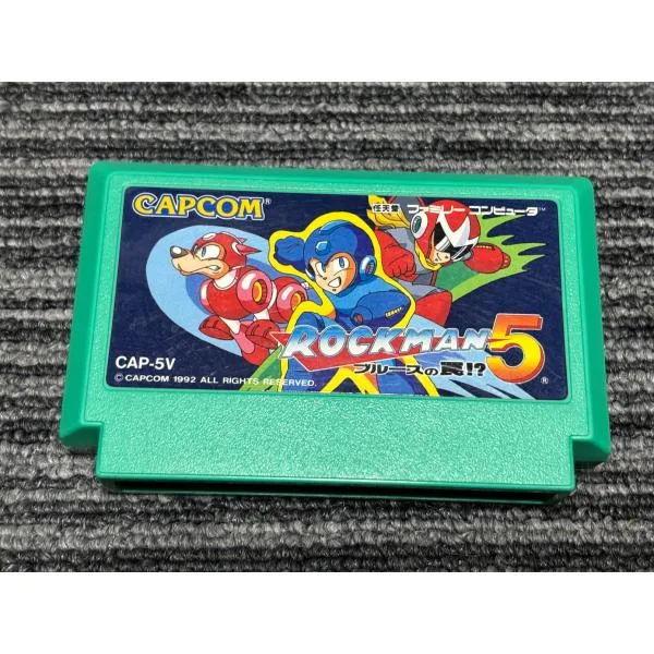 ファミコン カセット ソフト ロックマン5 ブルースの罠!? ROCK MAN 5 FC (6)