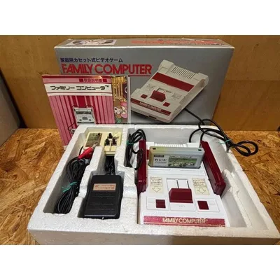 任天堂 ファミコン 本体 メンテ済 H10265518 箱 説明書付き