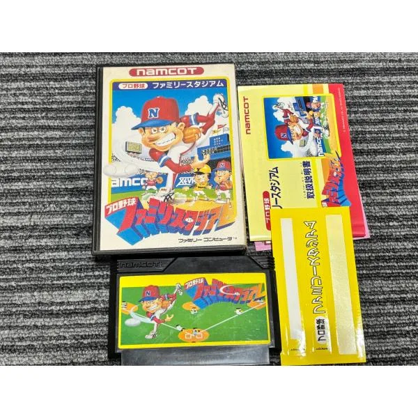 ファミコン カセット ソフト プロ野球 ファミリースタジアム ファミスタ 箱付き FC