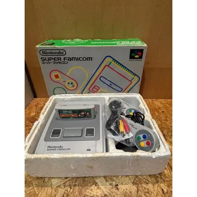 美品 スーパーファミコン 本体 S23835155 箱 ドンキ付き