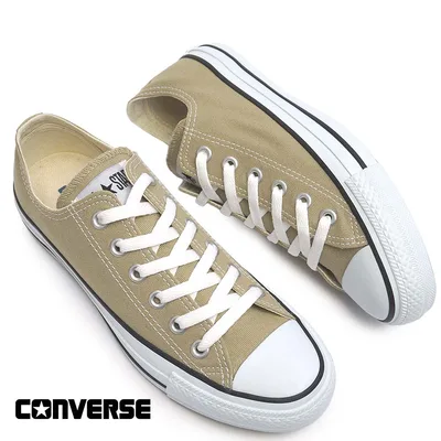 コンバース CONVERSE スニーカー キャンバス オールスター カラーズ オックス ベージュ レディース ローカット シンプル
