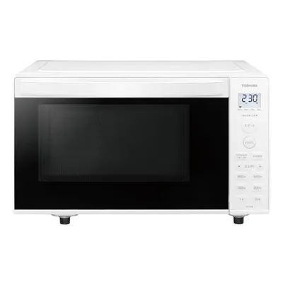 ER-S6B-W 東芝 17L 単機能レンジ ホワイト フラット庫内モデル ホワイトバックライト液晶