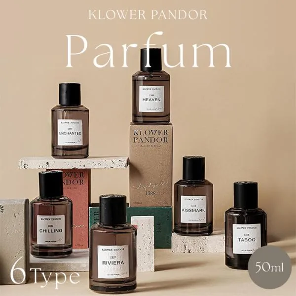 KLOWER PANDOR Perfume First Time 50ml KLOWER PANDOR Eau de Parfum Perfume Beginner Gentle Scent Daily Fragrance Stylish Luxury (SIB) Overseas
