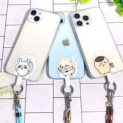 【公式】 ちいかわ マルチリングプラス ストラップセット スマホ ストラップ スマホショルダー ショルダーストラップ ネックストラップ スマホリング