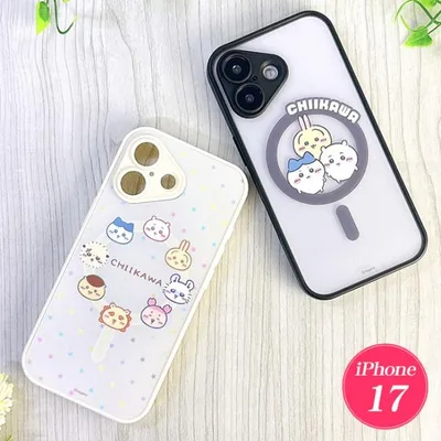 ちいかわ iPhone17 対応 ケース イーフィット プランプフレーム MagSafe iPhone17ケース iPhoneケース iPhoneカバー マグセーフ対応