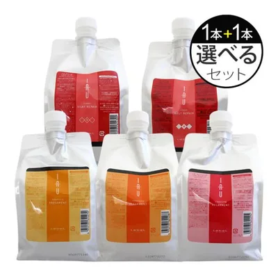 ルベル イオ クレンジング<シャンプー> & クリーム<トリートメント> 1000mL (詰替) 選べる2本セット