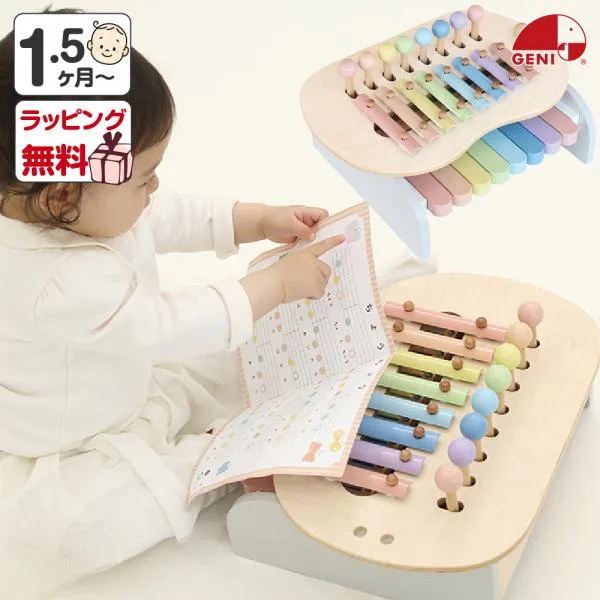 知育玩具 1歳 楽器おもちゃ プレゼント 出産祝い スウィートメロディーメーカー エドインター 鉄琴 木製玩具 爆買