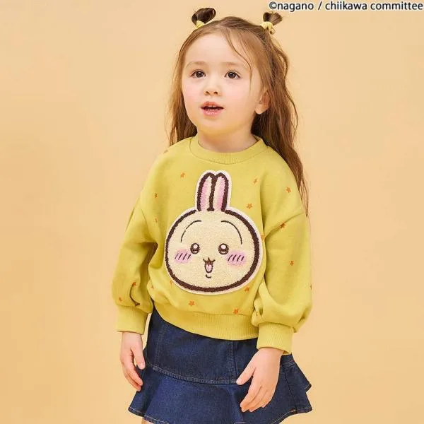 子供服 トレーナー ちいかわ うさぎ 女の子 キッズ 秋 冬 140cm 130cm 120cm 110cm 100cm アプレレクール かわいい おしゃれ ブランド センチ