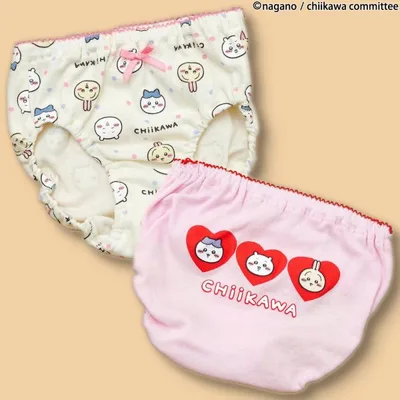2枚セット キッズ パンツ 下着 ショーツ ちいかわ うさぎ ハチワレ アプレレクール 子供 女の子 下着 綿100 130cm 120 110 100 かわいい おしゃれ