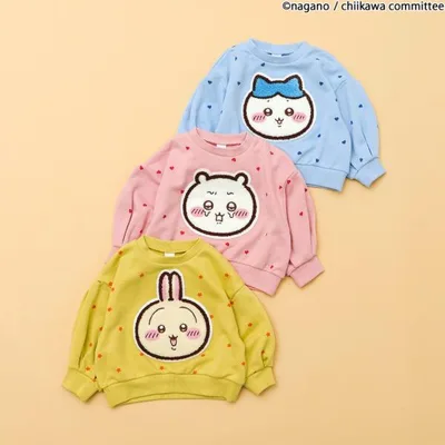 子供服 トレーナー ちいかわ 女の子 キッズ うさぎ ハチワレ 秋 冬 140cm 130 120 110 100 アプレレクール かわいい おしゃれ ブランド センチ クリスマス