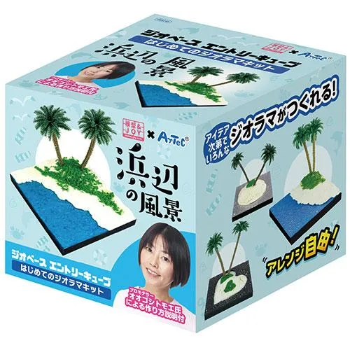 ジオベースエントリーキューブはじめてのジオラマ 浜辺 アレンジ自在ジオラマ「超」入門キット 取り寄せ商品
