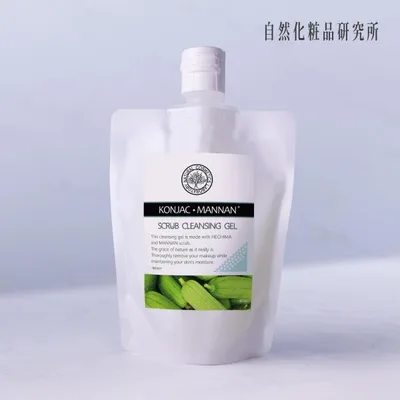 こんにゃくマンナン スクラブ クレンジングジェル 200mL メイク落とし クレンジング ジェルクレンジング スクラブ洗顔 W洗顔不要 無香料 無着色 毛穴 メイク