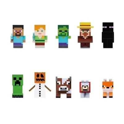エンスカイ MINECRAFT マインクラフト ソフビパペットマスコット【1BOX 10パック入り】