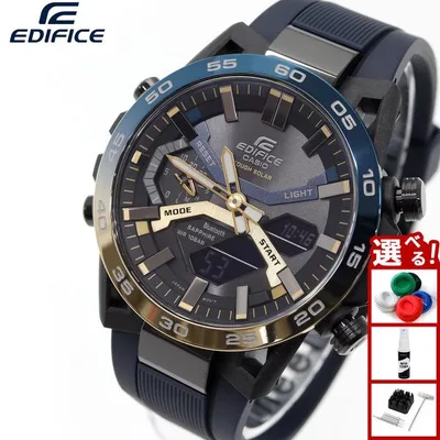 カシオ エディフィス ソーラー 腕時計 メンズ ECB-2000YNP-1AJF Nighttime Drive Series CASIO EDIFICE