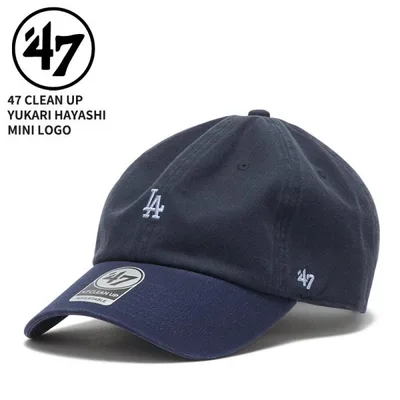 47 フォーティーセブン キャップ 帽子 47BRAND 47 クリーンナップ ロサンゼルス・ドジャース YUKARI HAYASHI Mini Logo ネイビー / ライトネイビー 15173425