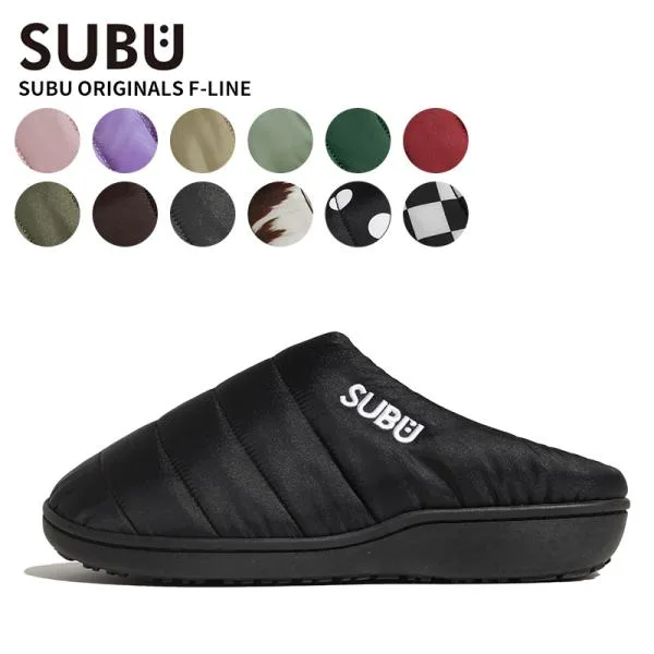 スブ 冬サンダル スリッポン メンズ レディース SUBU ORIGINALS F-LINE 2026年モデル ワンマイル アウトドア キャンプ subu-sandal-26