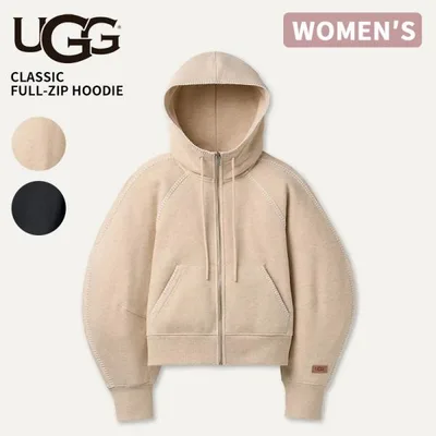 アグ レディース ジップパーカー UGG クラシック フルジップ フーディ UGG Womens Classic Full-Zip Hoodie トップス 1180556