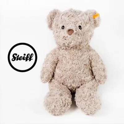 シュタイフ テディベア ぬいぐるみ STEIFF HONEY TEDDY BEAR 113482 48cm Tan タン ドイツ 職人 手作業 伝統 ボタン・イン・イヤー プレゼント ギフト 爆買