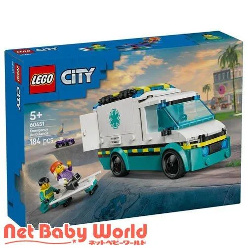 レゴ(LEGO) シティ きゅうきゅう車 60451 ( 1個 )/ レゴ(LEGO) ( おもちゃ 玩具 プレゼント 5歳 6歳 7歳 )