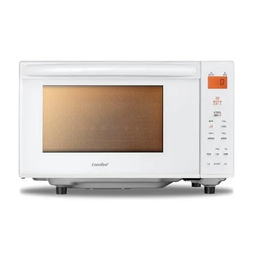 コンフィー(COMFEE') 電子レンジ 17L フラットテーブル 縦開き シンプル機能 全国対応 一人暮らし メーカー保証2年 CF-EX201-WH ホワイト