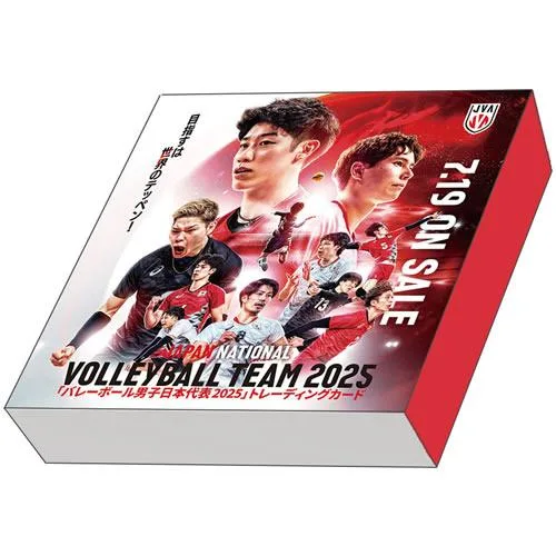 「バレーボール男子日本代表2025」トレーディングカード BOX(送料無料) (二木限定特典カード添付) 2025年7月19日発売