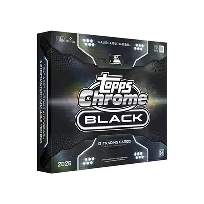 MLB 2026 TOPPS CHROME BLACK HOBBY BOX(送料無料)