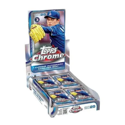 MLB 2025 TOPPS CHROME HOBBY BOX(送料無料)