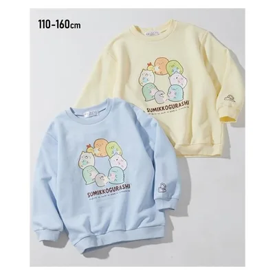 トップス・チュニック トレーナー 子供服 キッズ すみっコぐらし 長袖 プリント 男の子 女の子 春 秋 冬 トップ