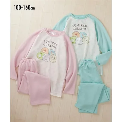 パジャマ 【すみっコぐらし】ニットキルト長袖パジャマ(女の子) ニッセン nissen