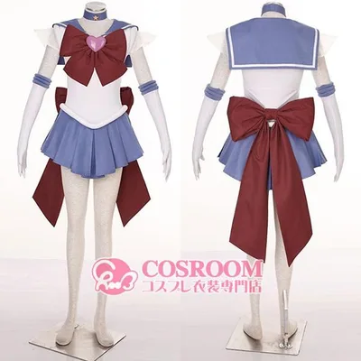 美少女戦士セーラームーンSuperS セーラーサターン コスプレ衣装 cosplay仮装 ウィッグ追加可能 イベント クリスマス ハロウィン ステージ 文化祭 学園祭