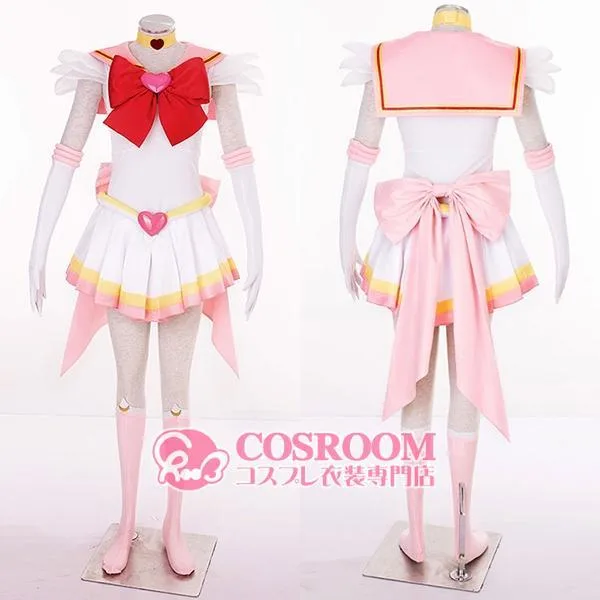 美少女戦士セーラームーンSuperS セーラーちびムーン コスプレ衣装 cosplay仮装 ウィッグ追加可能 イベント クリスマス ハロウィン ステージ 文化祭 学園祭